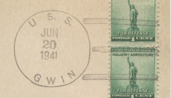 File:GregCiesielski Gwin DD433 19410620 1 Postmark.jpg
