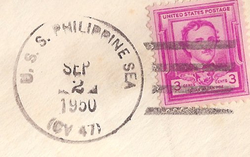 File:GregCiesielski PhilippineSea CV47 19500902 1 Postmark.jpg