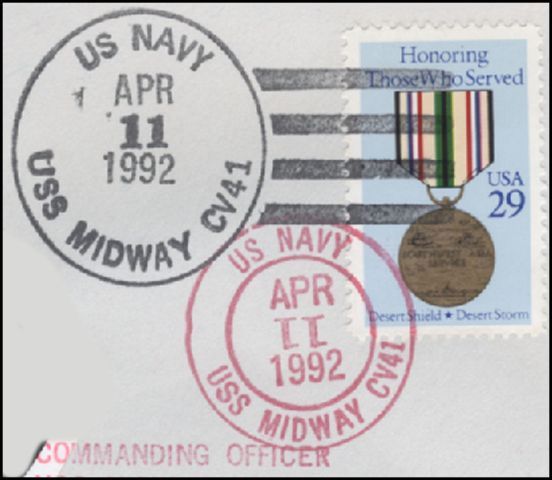 File:GregCiesielski Midway CV41 19920411 5 Postmark.jpg