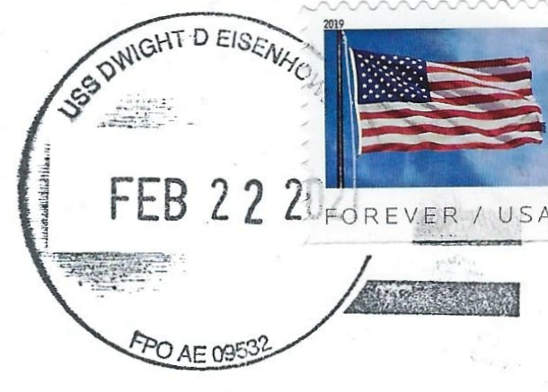 File:GregCiesielski DwightDEisenhower CVN69 20210222 1 Postmark.jpg