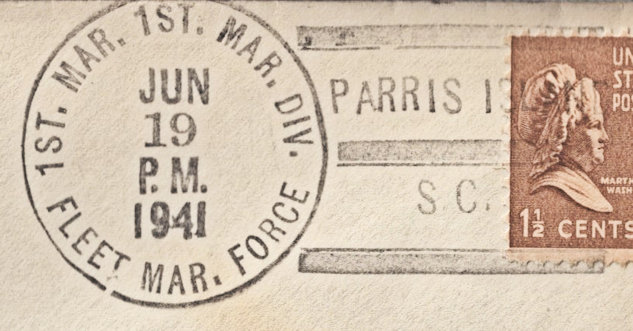 File:GregCiesielski 1stMar1stMardiv 19410619 1 Postmark.jpg