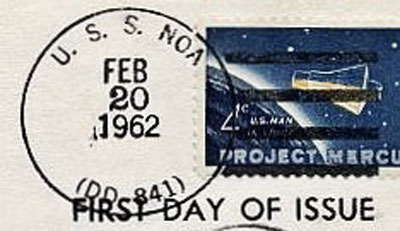 File:GregCiesielski Noa DD841 19620220r 1 Postmark.jpg