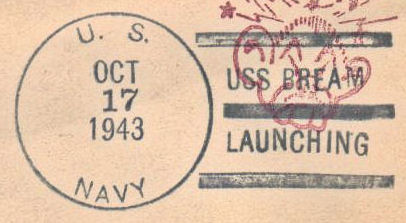 File:GregCiesielski Bream SS243 19431017 1 Postmark.jpg