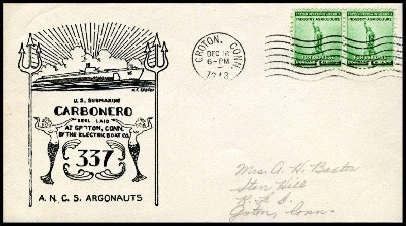 File:GregCiesielski Carbonero SS337 19431216 2 Front.jpg