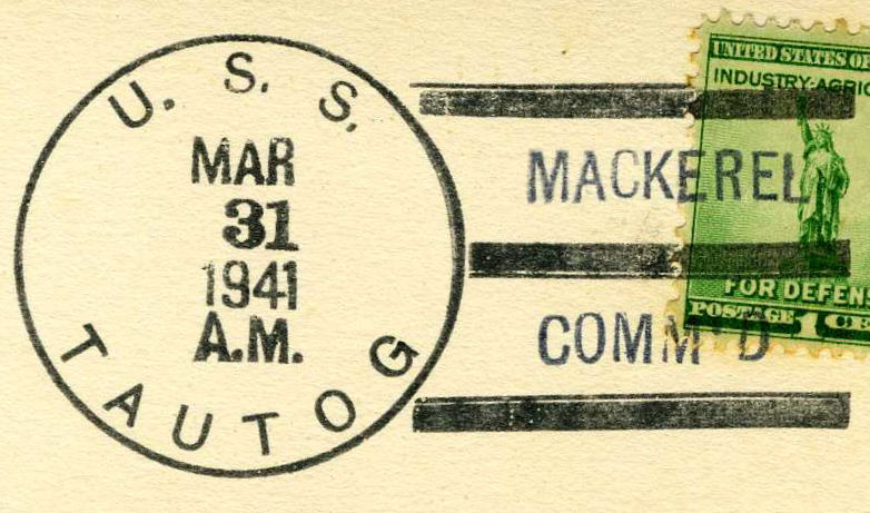 File:GregCiesielski Tautog SS199 19410331 1 Postmark.jpg