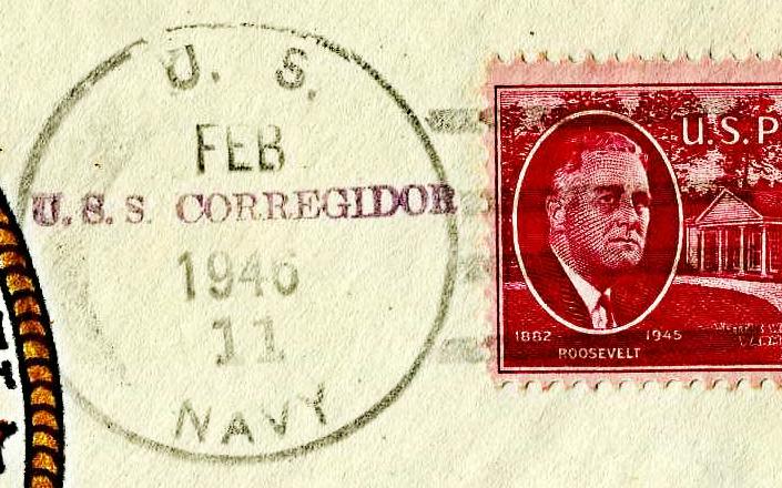 File:GregCiesielski Corregidor CVE58 19460211 1 Postmark.jpg