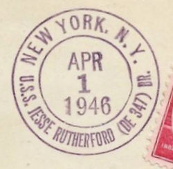 File:JohnGermann Jesse Rutherford DE347 19460401 1a Postmark.jpg