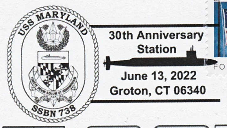 File:GregCiesielski Maryland SSBN738 20220613 2 Postmark.jpg