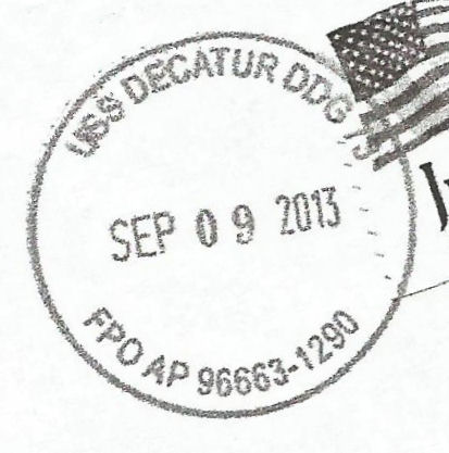 File:GregCiesielski Decatur DDG73 20130909 1 Postmark.jpg