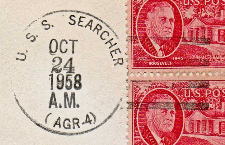 File:GregCiesielski Searcher AGR4 19581024 1 Postmark.jpg