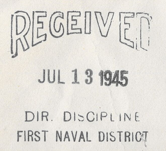 File:GregCiesielski 1stNavalDistrict 19450705 1 Marking.jpg