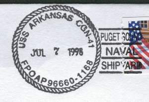 GregCiesielski Arkansas CGN41 19980707 1 Postmark.jpg