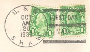 GregCiesielski Shaw DD373 19361026 1 Postmark.jpg