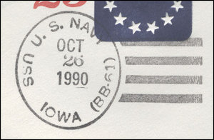 GregCiesielski Iowa BB61 19901026 1 Postmark.jpg