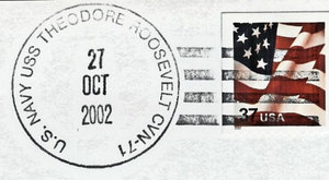 GregCiesielski TheodoreRoosevelt CVN71 20021027 1 Postmark.jpg