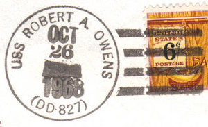 GregCiesielski RobertAOwens DD827 19681026 1 Postmark.jpg