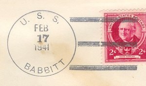 GregCiesielski Babbitt DD128 19410217 1 Postmark.jpg
