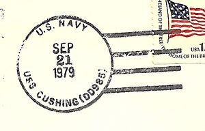 JohnGermann Cushing DD985 19790921 1a Postmark.jpg