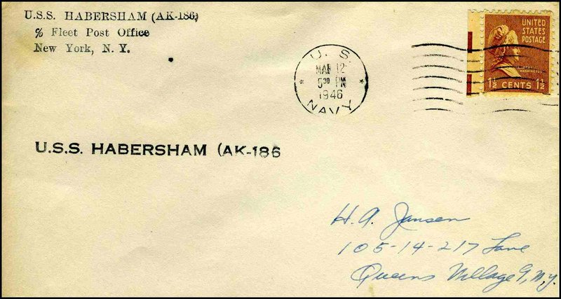 File:GregCiesielski Habersham AK186 19460312 1 Front.jpg
