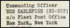 GregCiesielski Sablefish SS303 19610419 1 Postmark.jpg