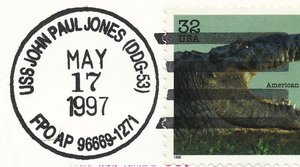 GregCiesielski JohnPaulJones DDG53 19970517 1 Postmark.jpg