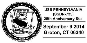 GregCiesielski Pennsylvania SSBN735 20140909 1 Postmark.jpg