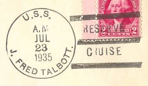 GregCiesielski JFredTalbott DD156 19350723 1 Postmark.jpg