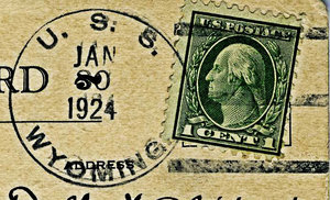 GregCiesielski Wyoming BB32 19240130 1 Postmark.jpg