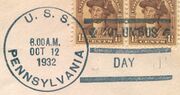Thumbnail for File:GregCiesielski Pennsylvania BB 38 19321012 1 Postmark.jpg