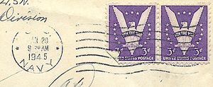 JohnGermann West Virginia BB48 19450120 1a Postmark.jpg