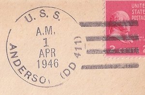 GregCiesielski Anderson DD411 19460401 1 Postmark.jpg