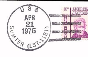 GregCiesielski Sumter LST1181 19750421 1 Postmark.jpg