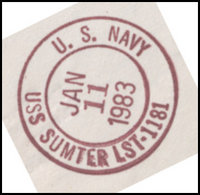 GregCiesielski Sumter LST1181 19830111 2 Postmark.jpg