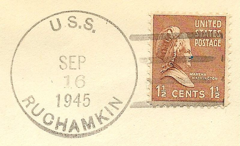 File:JohnGermann Ruchamkin APD89 19450916 1a Postmark.jpg