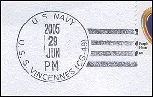 GregCiesielski Vincennes CG49 20050629 1 Postmark.jpg