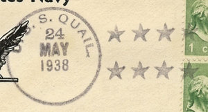 GregCiesielski Quail AM15 19380524 1 Postmark.jpg