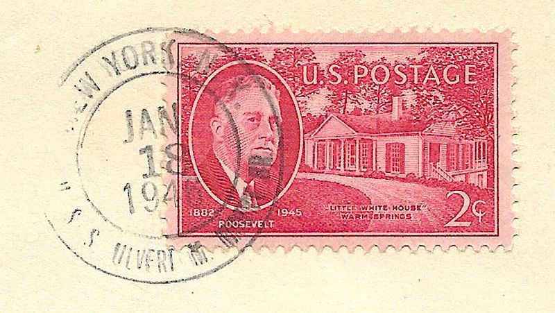 File:JohnGermann Ulvert M. Moore DE442 19460118 1a Postmark.jpg