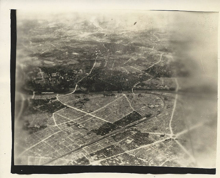File:ROSudduth 1945-Tokyo-gray area is bombed out.jpg