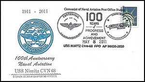 GregCiesielski Nimitz CVN68 20110508 1 Front.jpg