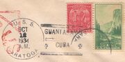 Thumbnail for File:GregCiesielski Saratoga CV3 19341012 2 Postmark.jpg