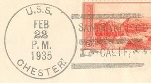 GregCiesielski Chester CA27 19350222 1 Postmark.jpg