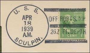 GregCiesielski Sculpin SS191 19390418 1 Postmark.jpg