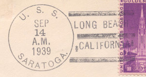 Bunter Saratoga CV 3 19390914 1 Postmark.jpg
