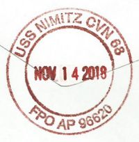 GregCiesielski Nimitz CVN68 20181114 1 Postmark.jpg