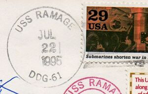 GregCiesielski Ramage DDG61 19950722 1 Postmark.jpg