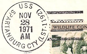 GregCiesielski SpartanburgCounty LST1192 19711128 1 Postmark.jpg