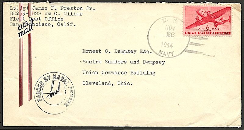 File:JohnGermann William C. Miller DE259 19441126 1 Front.jpg