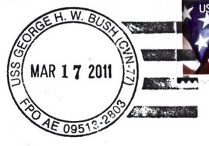 GregCiesielski GHWBush CVN77 20110317 1 Postmark.jpg