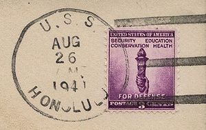 GregCiesielski Honolulu CL48 19410826 1a Postmark.jpg
