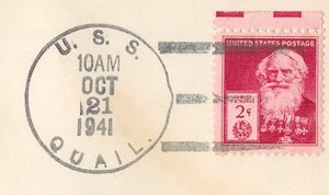 GregCiesielski Quail AM15 19411021 1 Postmark.jpg